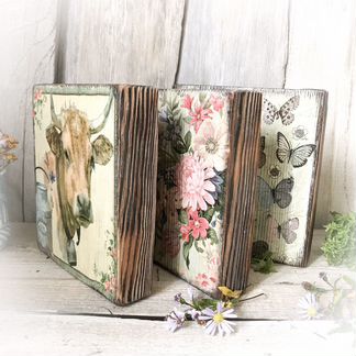 Доска для нарезки, декупаж