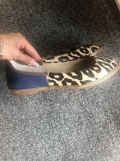 Балетки Diane von Fastenberg leopard