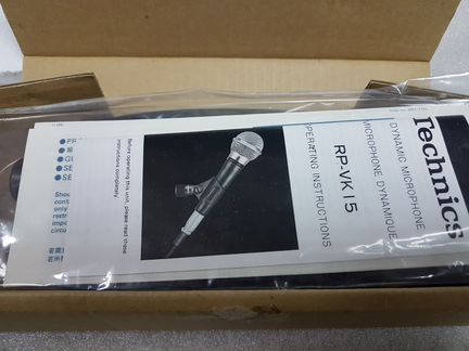 Technics RP-VK15 dinamic micropone-новый