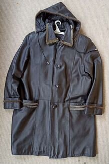 Кожаная куртка утепленная