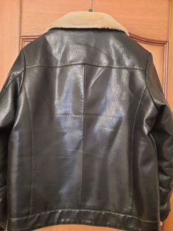 Кожаная куртка на меху