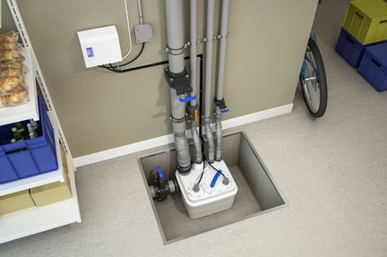 Чистка Сололифта SFA, Ремонт Grundfos