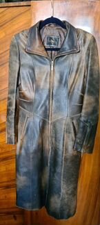 Плащ кожаный - р 42