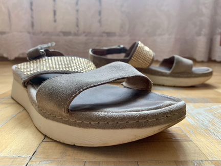 Босоножки Alba. Кожа+замша. 38/ 24 см