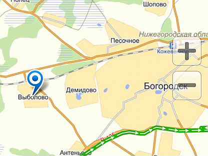Выболово богородский район карта