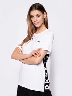 Новая футболка белая dkny