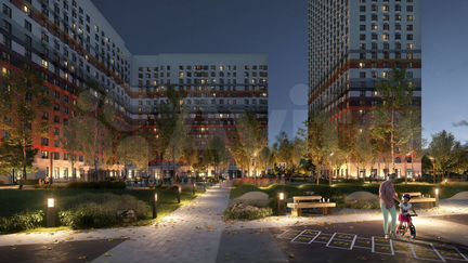 1-к квартира, 41.9 м², 30/33 эт.