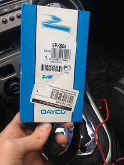 Ремень генератора dayco 6PK906