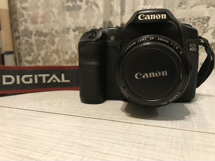 Canon EOS 40D body + (обширный инвентарь)