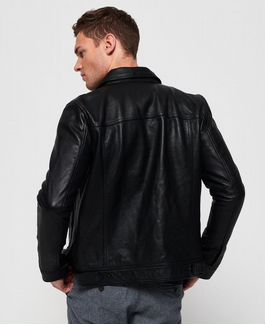 Кожаная куртка Superdry Curtis Leather Jacket