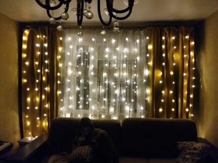 Гирлянда штора