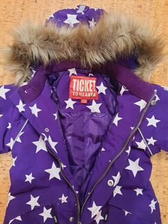 Комбинезон евро-зима для девочки, Ticket, р92