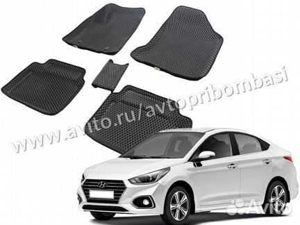 Коврики Ева Эва EVA Солярис 2 с бортами