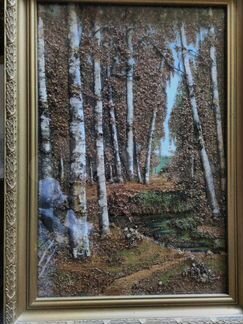 Картина Шишкина в технике флористическая живопись