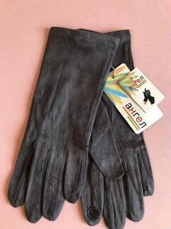 Перчатки серые