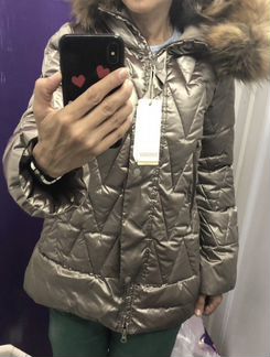 Куртка осенняя, мех натуральный