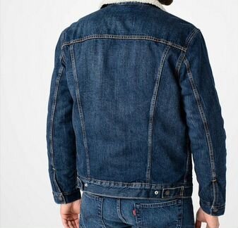 Джинсовая Куртка Левис шерпа s