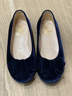 Туфли для девочки темно синие 28 размер