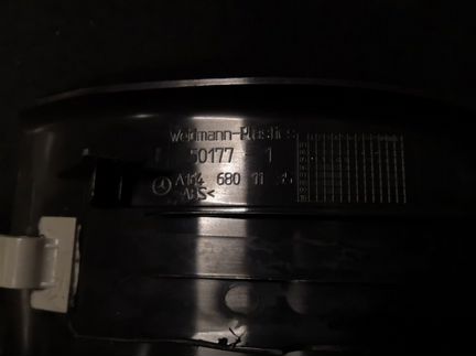 Задние накладки порогов Mercedes W164 A1646801135