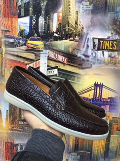 Лоферы кожаные loro piana (39-44)