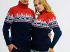 Новогодние свитеры с оленями оптом
