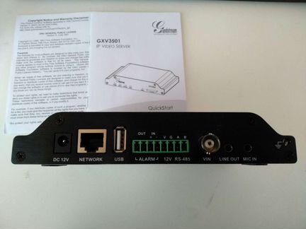 Новый Grandstream GXV3504 - IP видеосервер