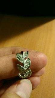 Серебряные кольцо