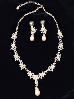 Свадебные / вечерние колье и серьги