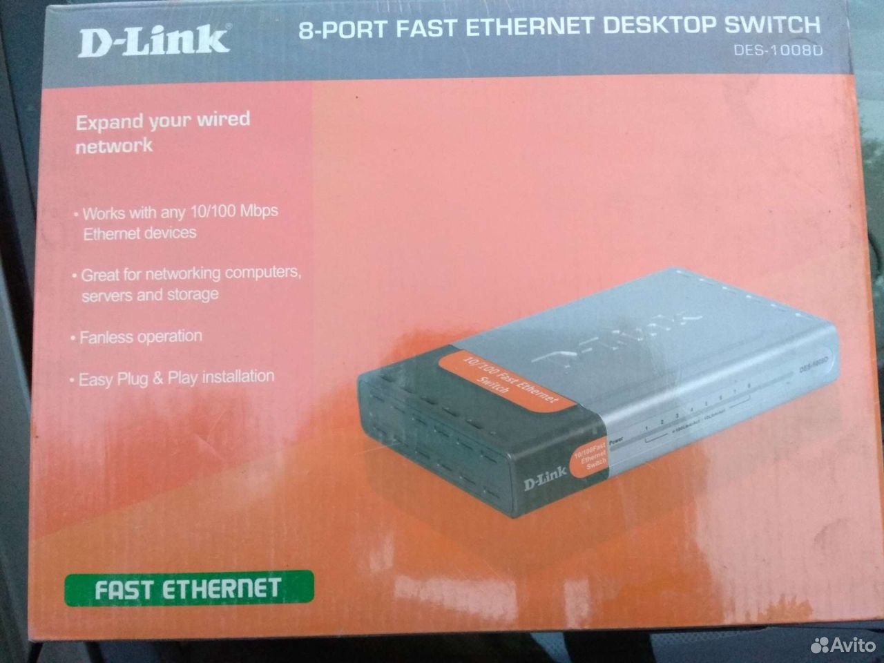 Switch D-link DES-1008D/DE