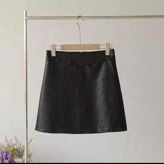 Юбка из экокожи S