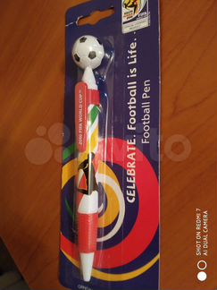 Новая ручка подарочная футбол юар