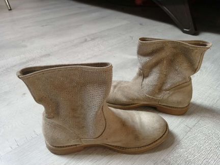 Полусапожки. Натуральная замша. 32