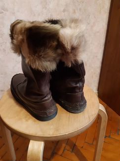 Сапоги женские кожаные Италия