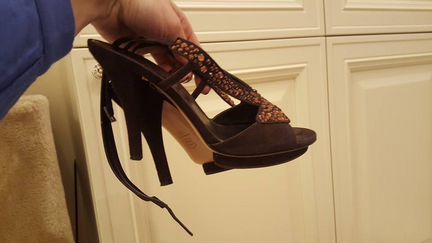 Босоножки Lerre, кожа/замша, состояние новых