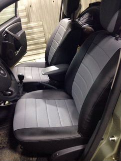 Модельные чехлы Рено Дастер 1 из экокожи