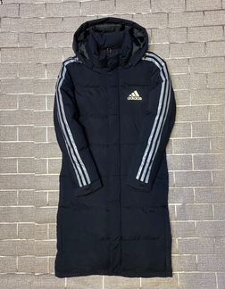 Длинная зимняя мужская куртка Adidas (Адидас)
