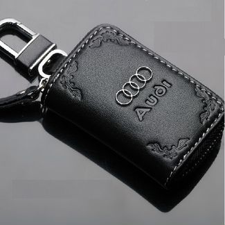 Кожаная ключница Ауди для ключа