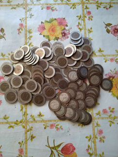 Монеты биметалл 117 штук