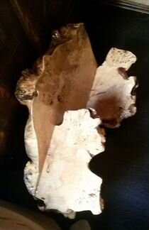 Слэб капового тополя. Полка из слэба