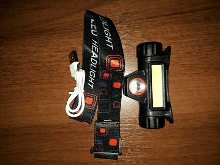 Налобный фонарик с магнитом