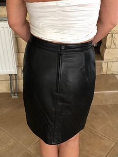 Юбка кожаная р. 42