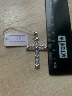 Серебряный крест Tiffany