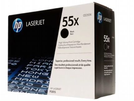 Картридж HP CE255X 55X черный