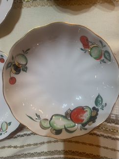 Остатки сервиза лфз Фрукты, сервиз Щедрая осень