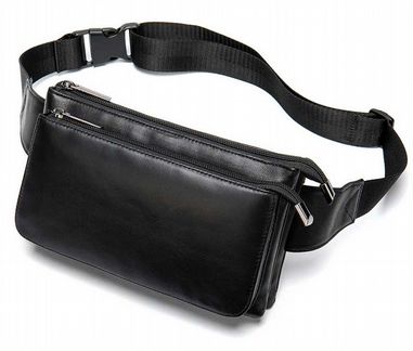 Сумка кожаная на пояс мужская оригинал LB11