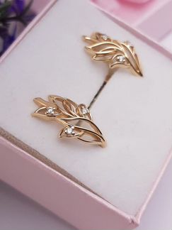 Золотые серьги 585 пробы (303215)