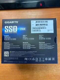 Новый жесткий диск SSD Gigabyte 120 gb несколько