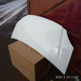 Капот Газель, Соболь белый пластиковый