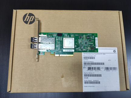 Контроллер HBA HP AJ764A QLE2562 489191-001 FC