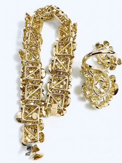 Золотой браслет и кольцо